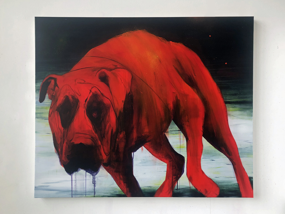 Acryl on cotton, 100x120 cm, 2026